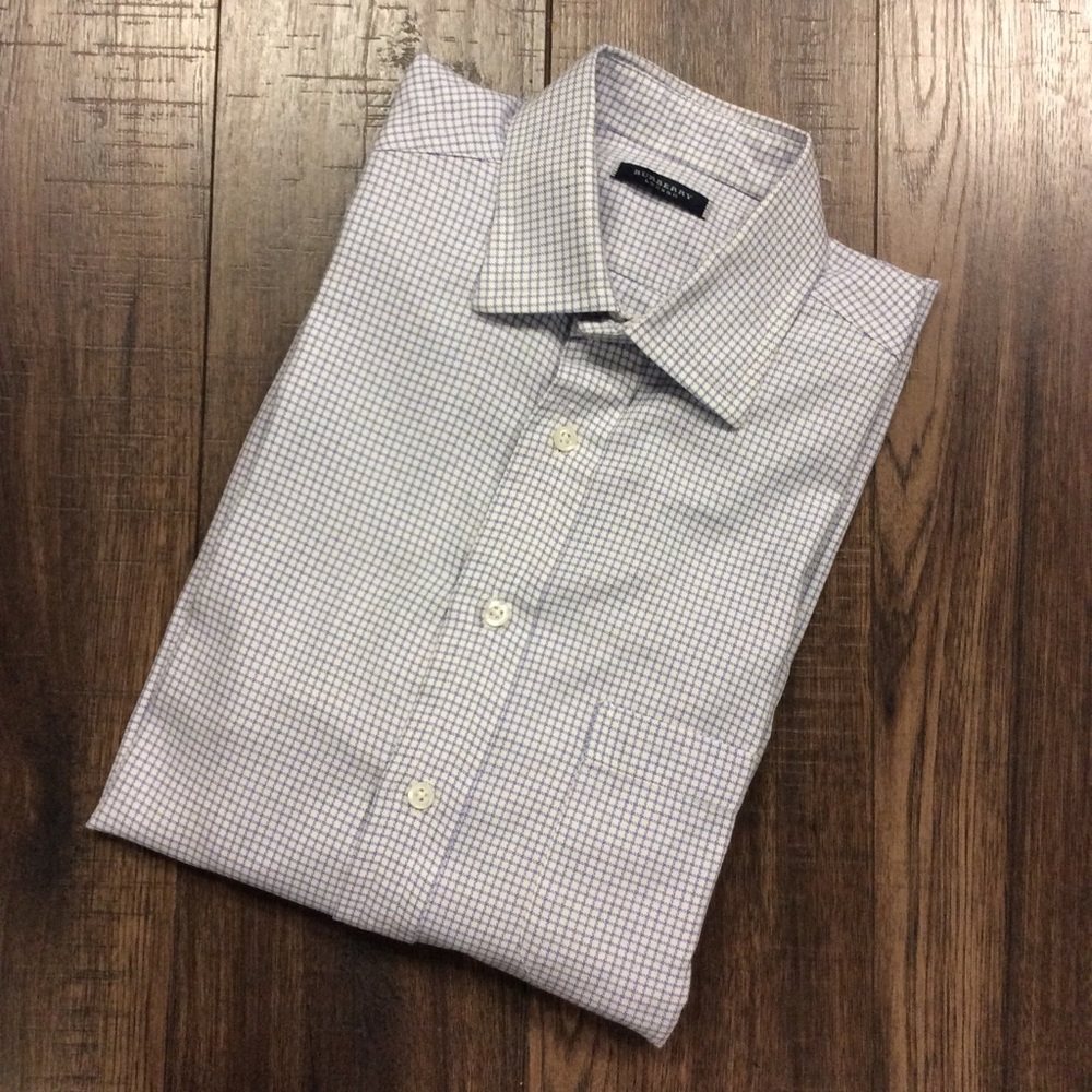 Burberry London Knit Dress Button Down Shirt - Picture 2 of 5